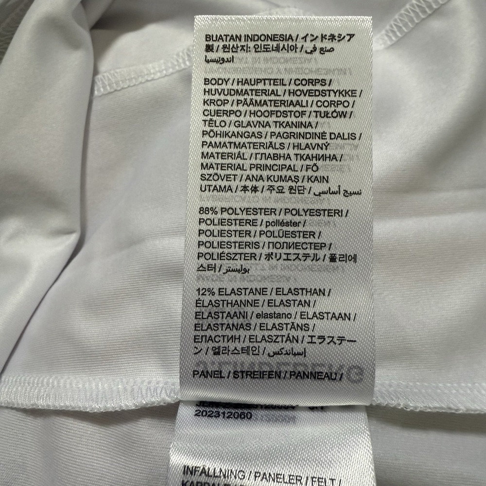 J Lindeberg Yvette Top Womens XS Golf Shirt USA Olympics White Gray Blue New - Picture 11 of 13